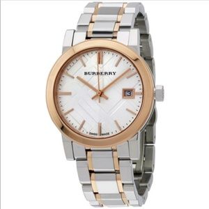 100% AUTHENTIC BURBERRY TWO TONE WATCH